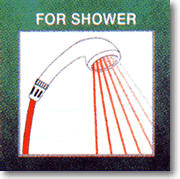 Low volume shower